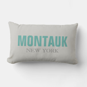 Montauk New York Beach Throw Pillow