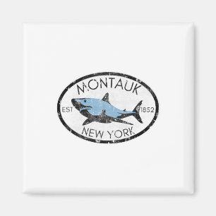 Montauk New York Fishing Shark Fish Beach Boating Magnet