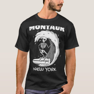 MONTAUK NEW YORK Surf Vintage Retro Surfing T-Shirt