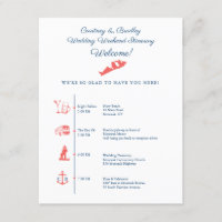 Montauk NY Wedding Reception Itinerary Timeline