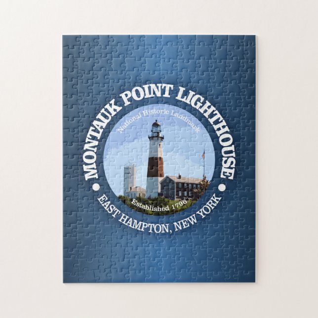 Montauk Point Light Jigsaw Puzzle (Vertical)