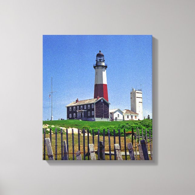 Montauk Point Lighthouse Canvas Print (Front)