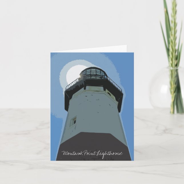 Montauk Point Lighthouse Card (Front)