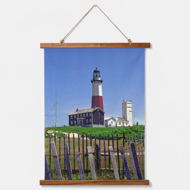 Montauk Point Lighthouse Hanging Tapestry (Front)