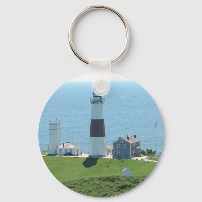 Montauk Point Lighthouse Key Ring (Front)