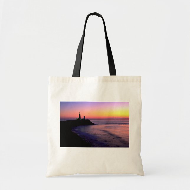 Montauk Point lighthouse Tote Bag (Front)