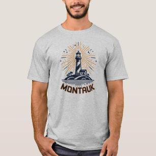 Montauk Point New York Lighthouse Sunrise T-Shirt