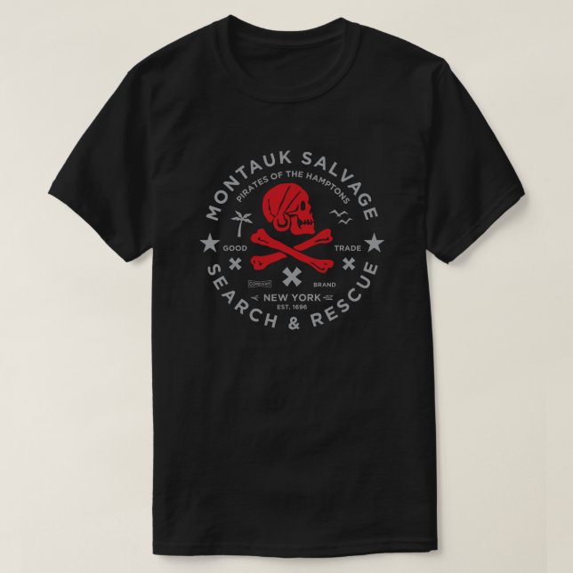 Montauk Salvage Co. Logo T-shirt RB (Design Front)