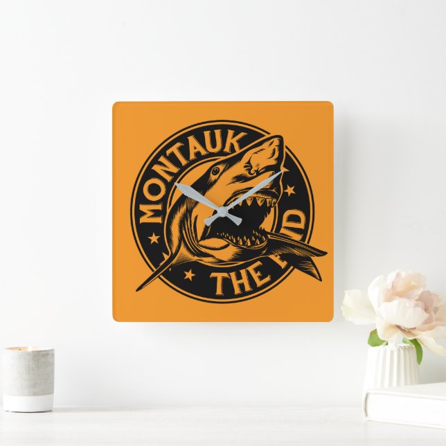 Montauk Salvage Co. Montauk The End Wall Clock (Home)