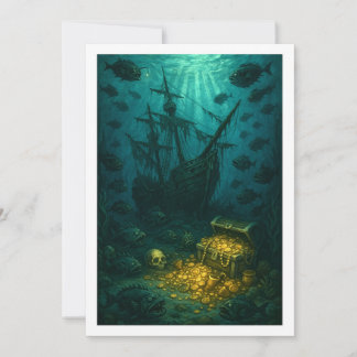 Montauk Salvage Co. Shipwreck Card 5x7