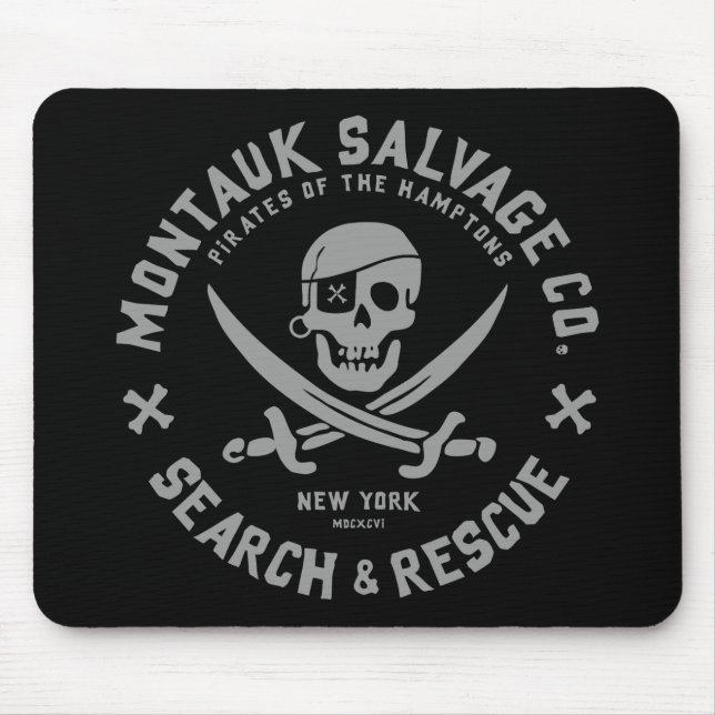 Montauk Salvage Company Mousepad (Front)