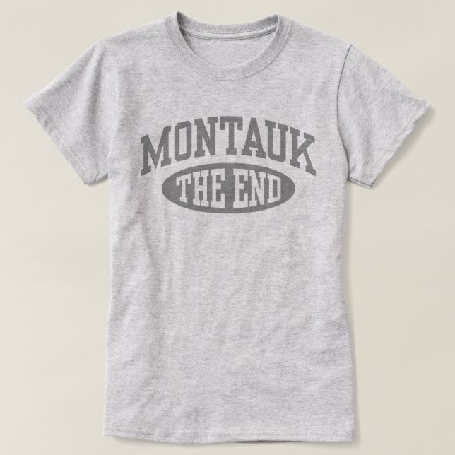 Montauk The End T-Shirt (Design Front)