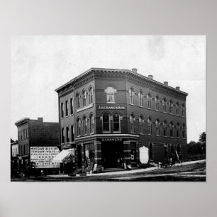 Montclair, New Jersey, Crane Building, Vintage Poster