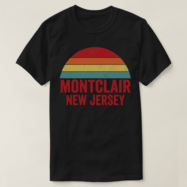 Montclair New Jersey T-Shirt (Design Front)