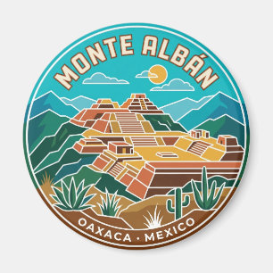 Monte Albán Mexico Magnet