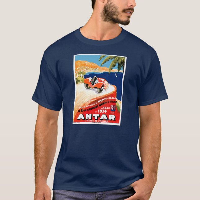 Monte Carlo Automobile Rally T-Shirt (Front)