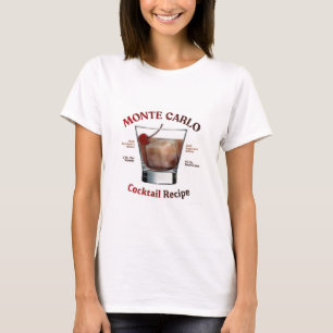 Monte Carlo Cocktail Recipe T-Shirt