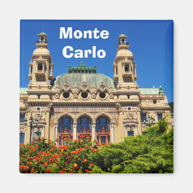 Monte  Carlo in Monaco Magnet (Front)