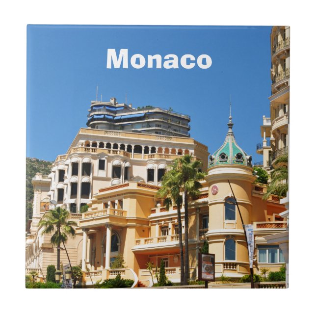 Monte Carlo in Monaco Tile (Front)