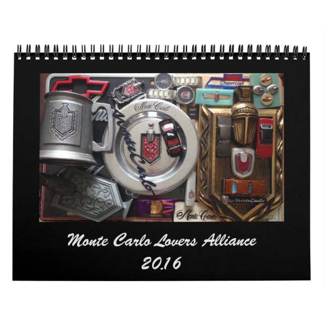 Monte Carlo Lovers Alliance FB Group 2016 Calendar (Cover)