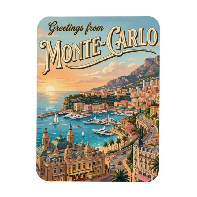 Monte Carlo Monaco Magnet (Vertical)