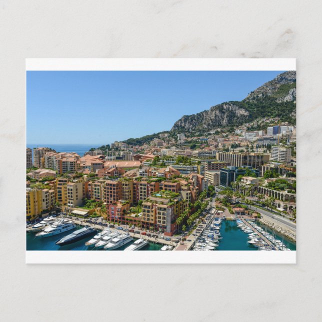 Monte Carlo Monaco Postcard (Front)