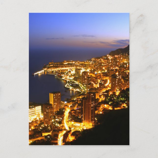 Monte Carlo, Monaco Postcard (Front)