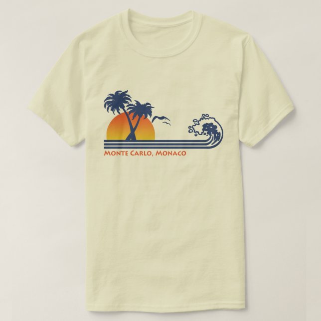 Monte Carlo Monaco T-Shirt (Design Front)