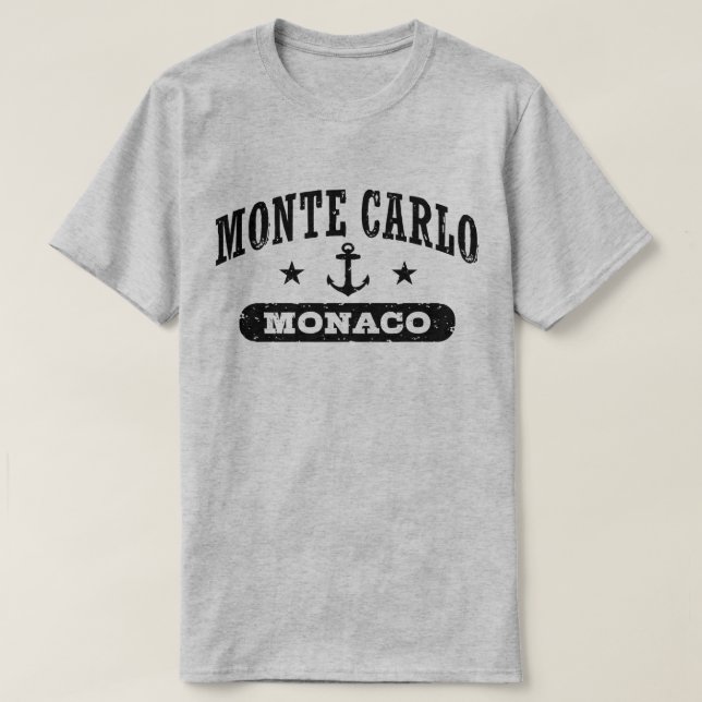 Monte Carlo Monaco T-Shirt (Design Front)