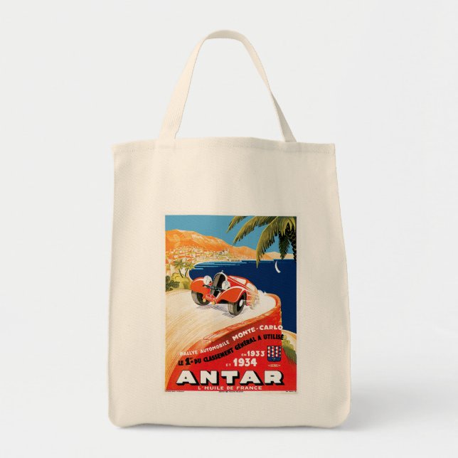 Monte Carlo Rally Tote Bag (Front)