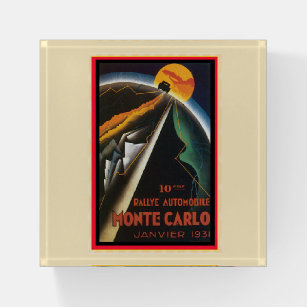 Monte Carlo Reproduction Poster Paperweight