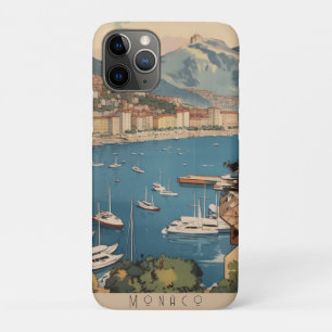 Monte Carlo Riviera Vintage Escape iPhone 11 Pro Case