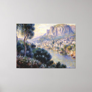 Monte Carlo Seen from Roquebrune Canvas Print