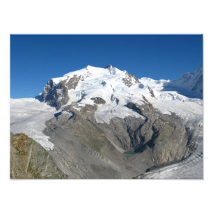 Monte Rosa, Swiss Alps Photo Print