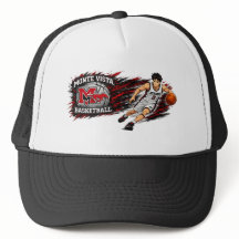 Monte Vista Basketball Anime Player Trucker Hat