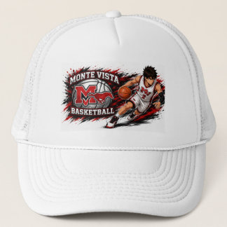 Monte Vista Basketball Anime Player Trucker Hat