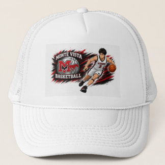 Monte Vista Basketball Anime Player Trucker Hat