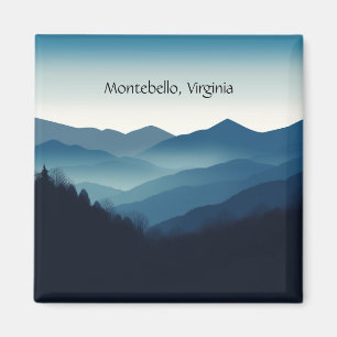 Montebello VA Blue Ridge Mountains Custom Magnet