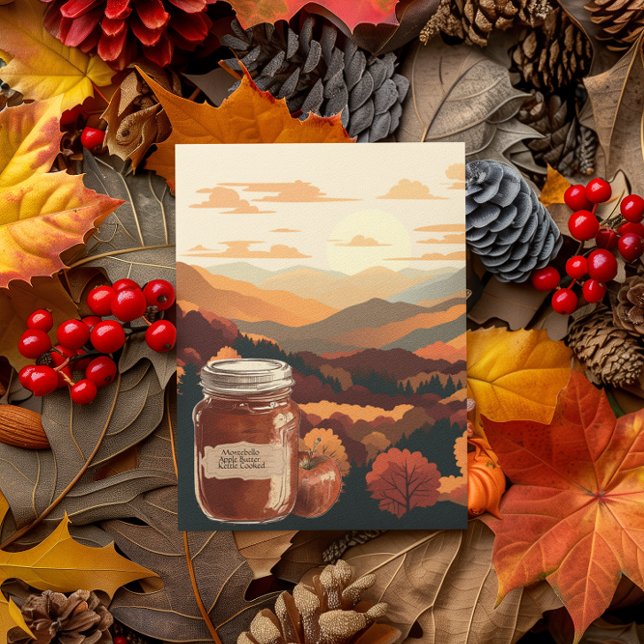 Montebello, Virginia Apple Butter customisable Postcard (Creator Uploaded)