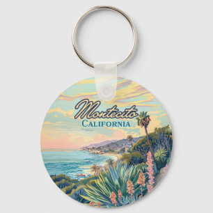Montecito California Santa Barbara Coastline Key Ring
