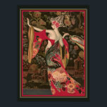 Montedoro-Art Deco Asian Fashion Poster<br><div class="desc">Colorful,  1920's Art Deco,  Asian Fashion,  Print  by Marco Montedoro</div>