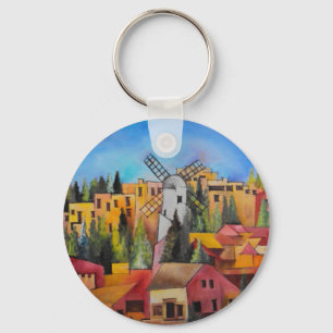 Montefiore Windmill Key Ring