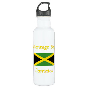 Montego Bay Jamaica – Jamaican Flag 710 Ml Water Bottle