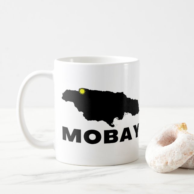 Montego Bay 'Mobay' Jamaica Coffee Mug (With Donut)