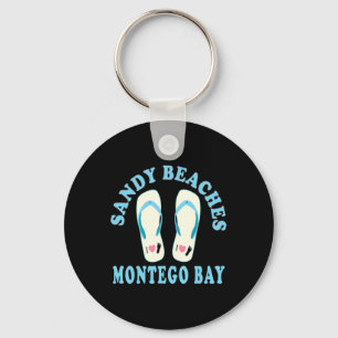 Montego Bay Vacation Sandy Beaches I Heart Flip Fl Key Ring