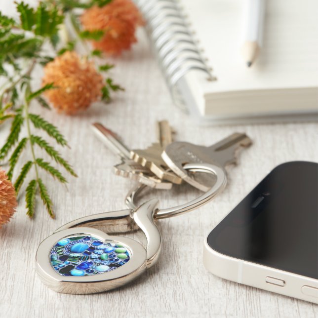 Montego Blues Mosaic Key Ring (Side)