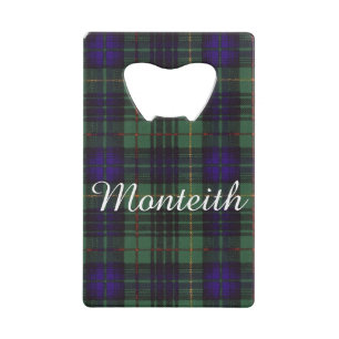Monteith clan Plaid Scottish kilt tartan
