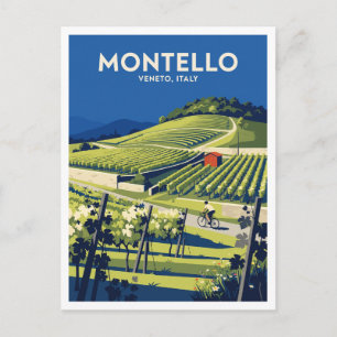 Montello Wine Country Nervesa della Battaglia Postcard