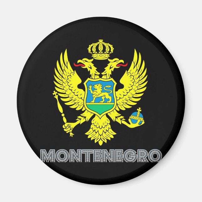 Montenegrin Emblem Magnet (Front)