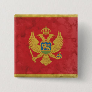 Montenegro 15 Cm Square Badge